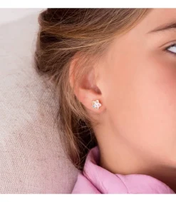 Pendientes Niña Aloha Oro 18K Estrella 8Mm<Alda Joyeros Cheap