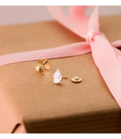 Pendientes Niña Unicornio Oro Amarillo 18K<Alda Joyeros Cheap