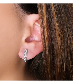 Pendientes Novia Chara Oro 18K Topacio Blanco<Alda Joyeros Cheap