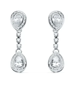 Pendientes Novia Grace Oro Blanco 18K 30Mm<Alda Joyeros Best