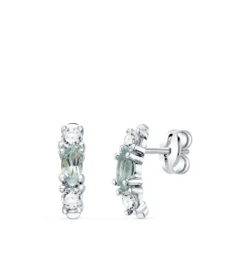 Pendientes Novia Hadar Oro 18K Topacio Azul<Alda Joyeros Online