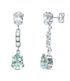 Pendientes Novia Volans Oro 18K Topacio Azul<Alda Joyeros Best