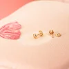 Pendientes Oro Amarillo Africa 4 Mm 18 Ktes<Alda Joyeros Shop