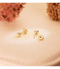 Pendientes Oro Amarillo Annunziata 4 Mm 18 Ktes<Alda Joyeros Cheap