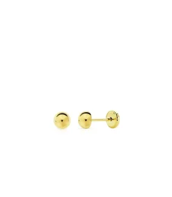 Pendientes Oro Amarillo Esther 4 Mm 18 Ktes<Alda Joyeros New