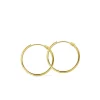 Pendientes Oro Amarillo Lupita 20Mm 18 Ktes<Alda Joyeros Sale