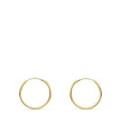 Pendientes Oro Amarillo Melisa Aros 12Mm 18 Ktes<Alda Joyeros Clearance