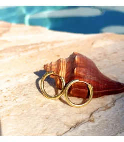 Pendientes Oro Amarillo Minerva 20Mm 18 Ktes<Alda Joyeros Store