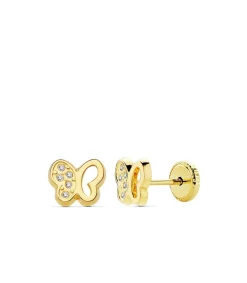 Pendientes Oro Ariadna Mariposa 18 Ktes<Alda Joyeros Store