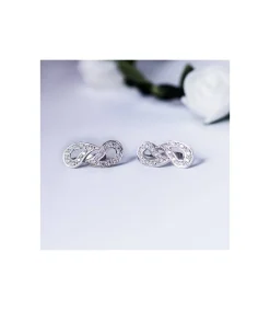 Pendientes Oro Blanco 18 Ktes Circonitas. Seine<Alda Joyeros Store