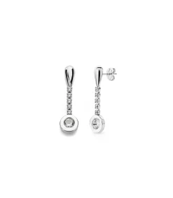 Pendientes Oro Blanco Arlina 18 Ktes<Alda Joyeros Store