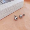 Pendientes Oro Blanco Emma 7 Mm 18 Ktes<Alda Joyeros Fashion