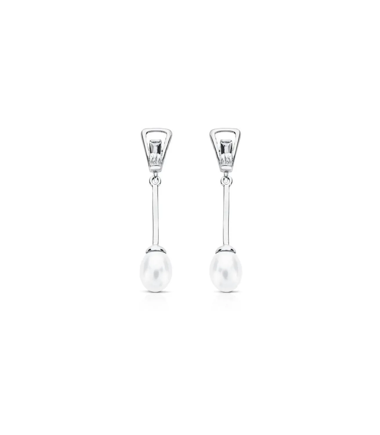 Pendientes Oro Blanco Kaile 18 Ktes<Alda Joyeros Outlet
