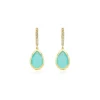 Pendientes Oro Catina Piedra Aguamarina 18 Ktes<Alda Joyeros Flash Sale