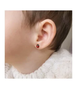 Pendientes Oro Mariquita 6X5 Mm 18 Ktes<Alda Joyeros Best Sale