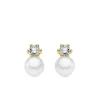 Pendientes Perlas Cultivadas Kalila Oro Amarillo 18 K 7 Mm<Alda Joyeros Clearance
