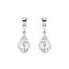 Pendientes Princesa Suleika Oro Blanco 18K Lapidados<Alda Joyeros Outlet