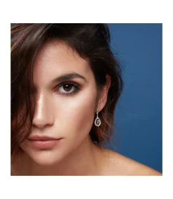 Pendientes Reina Yamlika Oro Blanco 18K Lapidados<Alda Joyeros Clearance