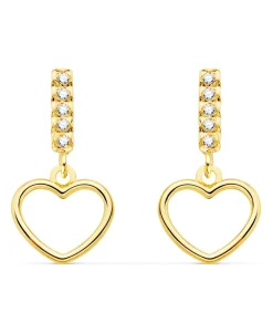 Pendientes Suli Oro Amarillo 18K Corazon<Alda Joyeros Cheap