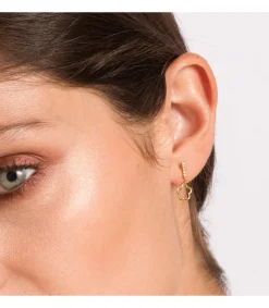 Pendientes Suli Oro Amarillo 18K Flor<Alda Joyeros Store