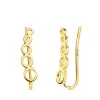 Pendientes Trepadores Circulos Oro 18K<Alda Joyeros Discount