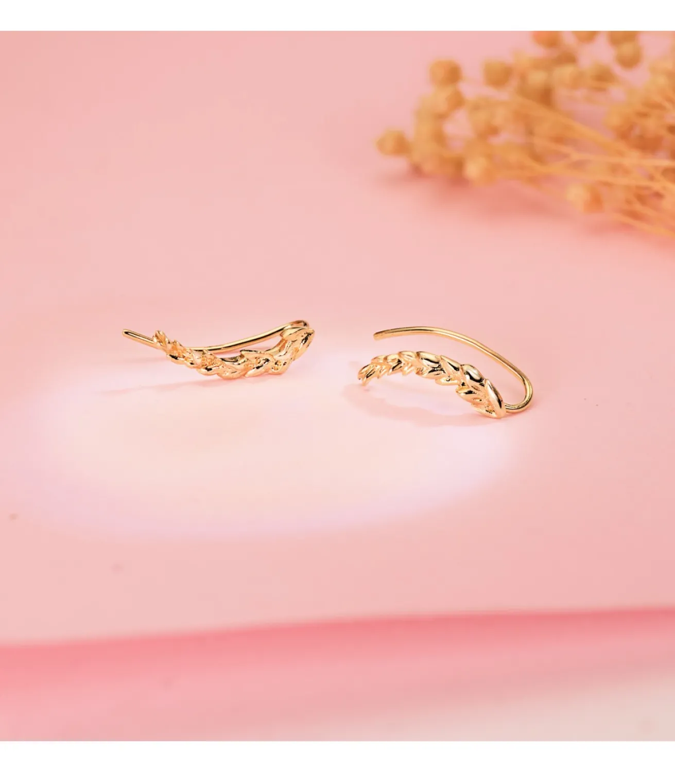 Pendientes Trepadores Espiga Oro 18K<Alda Joyeros Cheap