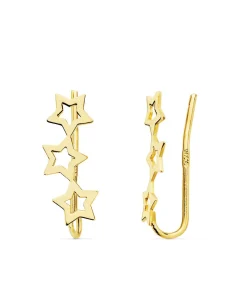 Pendientes Trepadores Estrellas Oro 18K<Alda Joyeros Fashion