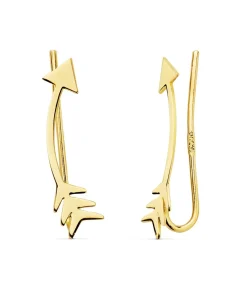 Pendientes Trepadores Flechas Oro 18K<Alda Joyeros Cheap