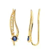 Pendientes Trepadores Halley Oro 18K<Alda Joyeros Sale