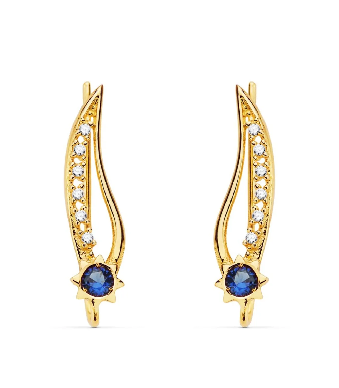 Pendientes Trepadores Halley Oro 18K<Alda Joyeros Sale