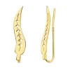 Pendientes Trepadores Hoja Sauce Oro 18K<Alda Joyeros Outlet