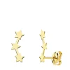 Pendientes Trepadores Oro 18K Mini Estrellas<Alda Joyeros Best