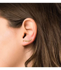 Pendientes Trepadores Peak Oro 18K<Alda Joyeros Online