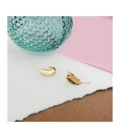 Pendientes Trepadores Pluma Oro Amarillo 18K<Alda Joyeros Hot