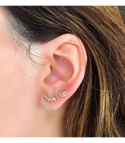 Pendientes Trepadores Polaris Oro Amarillo 18K<Alda Joyeros Cheap