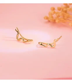 Pendientes Trepadores Serpiente Oro 18K<Alda Joyeros Sale