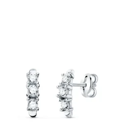 Pendientes Trilogy Oro Blanco 18K<Alda Joyeros Cheap