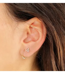 Piercing Aro Zircon Oro Amarillo 18K<Alda Joyeros Best