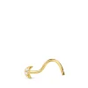 Piercing Nariz Luna Oro 18K Circonitas<Alda Joyeros Shop