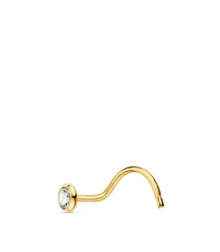 Piercing Nariz Mujer Oro 18K Chaton<Alda Joyeros Outlet