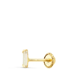 Piercing Oro Amarillo 18K Pendiente Suelto Barrita<Alda Joyeros Cheap