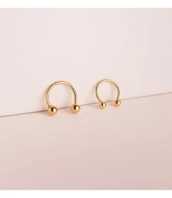 Piercing Septum Bolitas Oro 18K<Alda Joyeros Flash Sale
