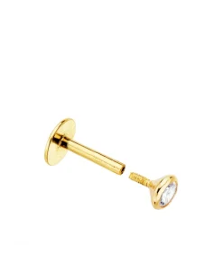Piercing Stud Oro Amarillo 18K Circonita Bocel<Alda Joyeros Outlet