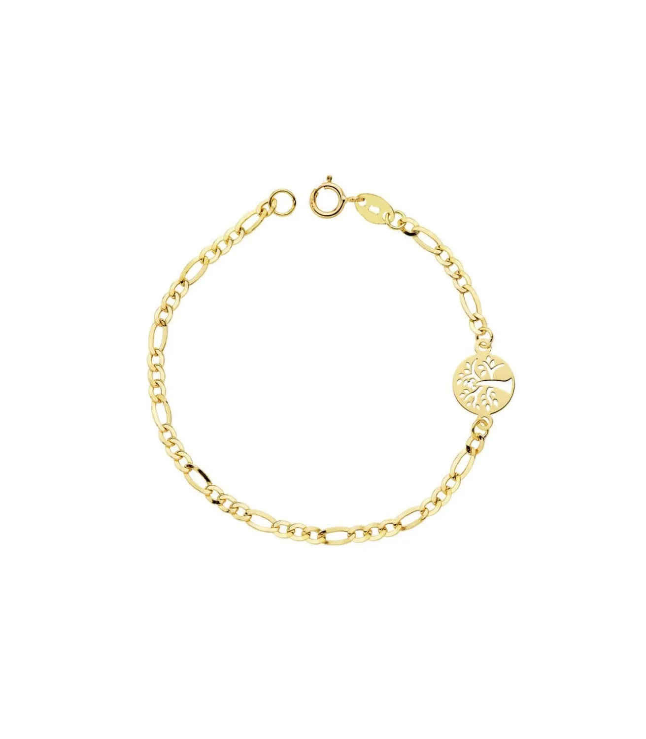 Pulsera Arbol De La Vida Oro 18K 18Cm<Alda Joyeros Cheap