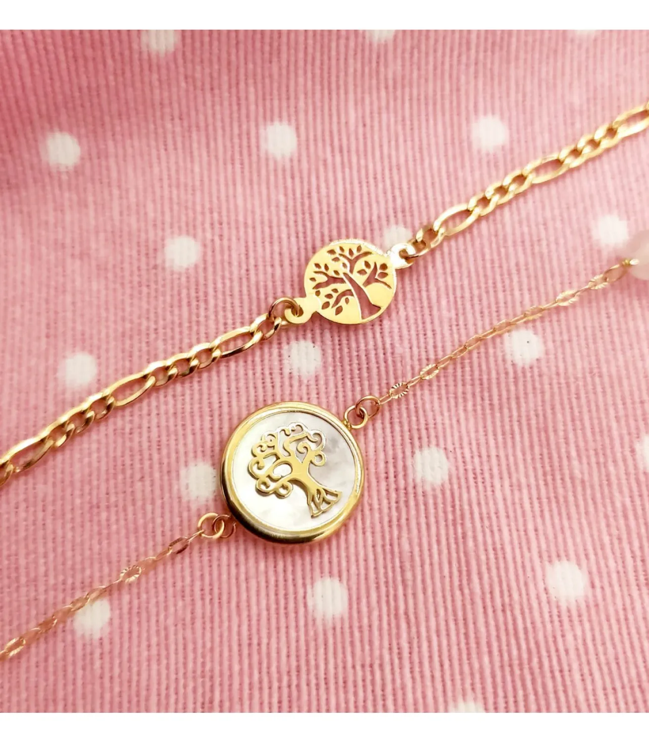Pulsera Arbol De La Vida Oro 18K 18Cm<Alda Joyeros Cheap