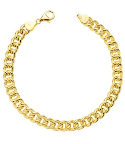 Pulsera Barbada Oro Amarillo 18K 19.5 Cm<Alda Joyeros Best Sale