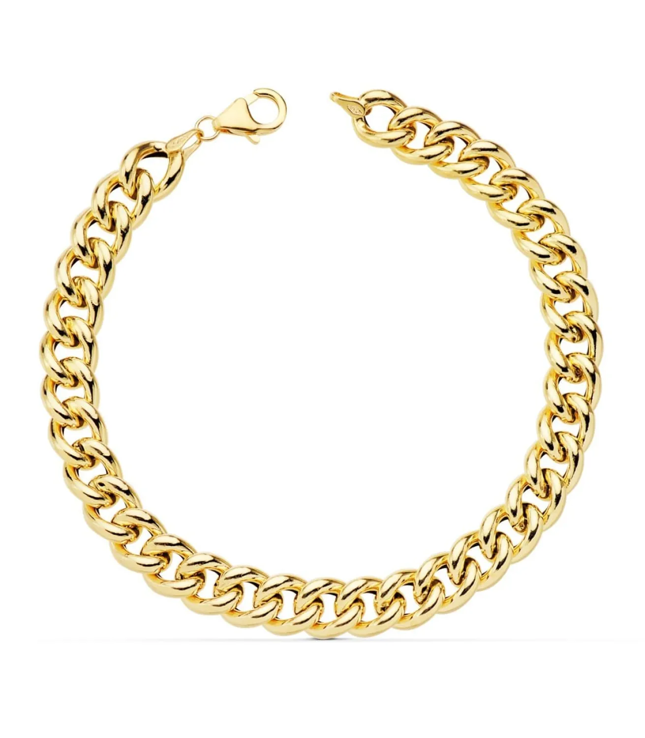 Pulsera Caballero Shelby Oro 18K Barbada 20Cm<Alda Joyeros Store