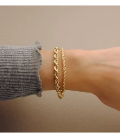 Pulsera Cadena Cordon Oro 18K 3Mm 19Cm<Alda Joyeros Cheap