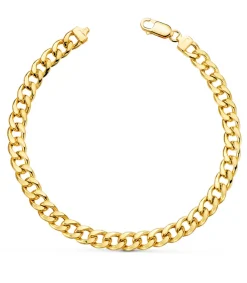 Pulsera Cadena Oro 18K 20Cm 6Mm Barbada<Alda Joyeros Store