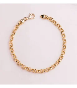 Pulsera Cadena Rolo Oro 18K 5Mm 19Cm<Alda Joyeros New